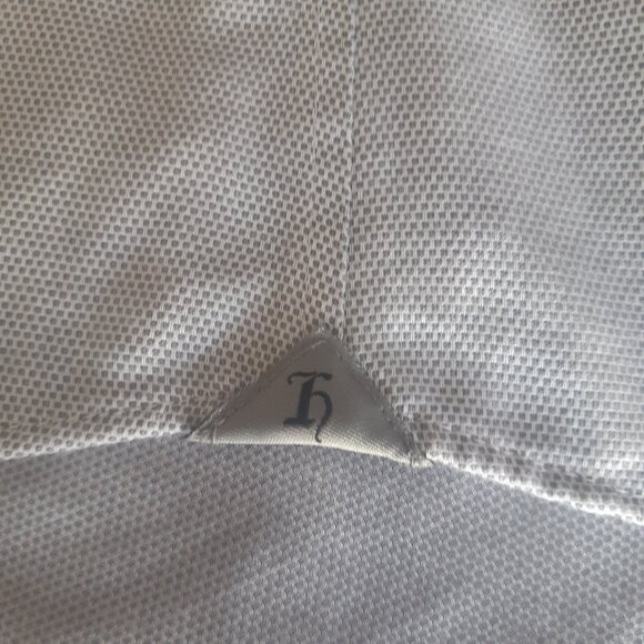 Hudson Room SZ 17.5 Slim Fit 100% Egyptian Cotton 80s 2 Ply Grey Men's Shirt - Picture 6 of 13